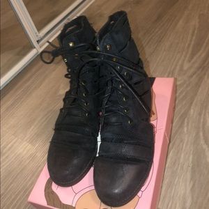 Jeffrey Campbell slashed boots